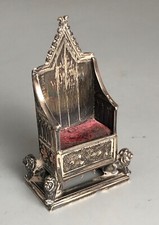 Victorian Silver Pin CUshion