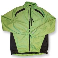 Muddy Fox Cycling Jacket Mens Small S Green Lightweight MTB Full Zip