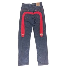 Evisu Navy Straight Legged Jeans, W36 L35