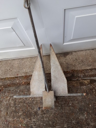 Boat anchor danforth type - boat,