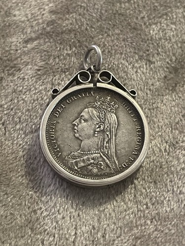 Silver coin 1887 one - 1887,