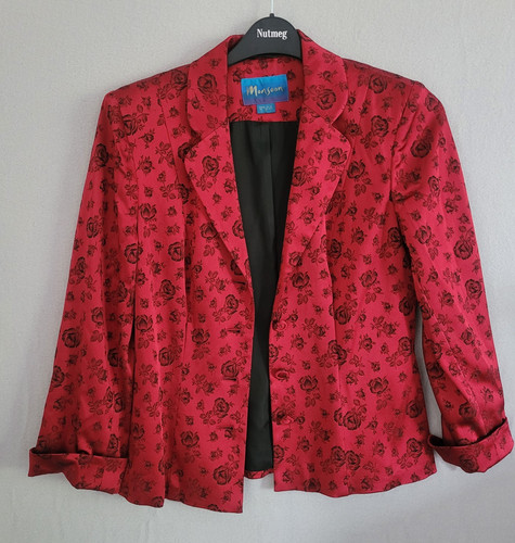 Monsoon red black floral - monsoon, red/black