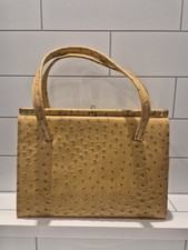 Ladies 1950s vintage ostrich