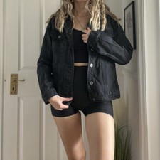 TU Black Faded Denim Jacket