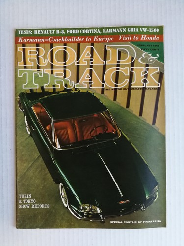 Road track february 1963 - road,