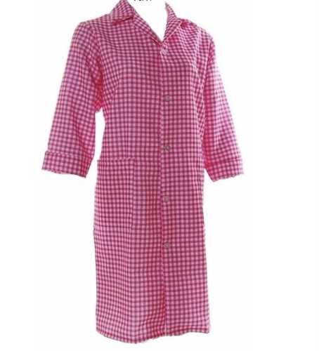 New ladies check print button - ladies,