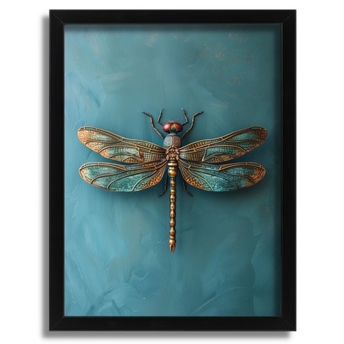 Dragonfly wall art print - wall,