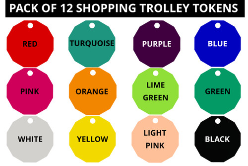 Shopping trolley token coin - trolley,