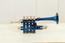 PICCOLO TRUMPET BLUE BRASS