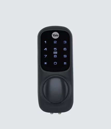 Yale smart keyless lock - lock, black