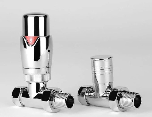 Chrome thermostatic radiator - chrome,