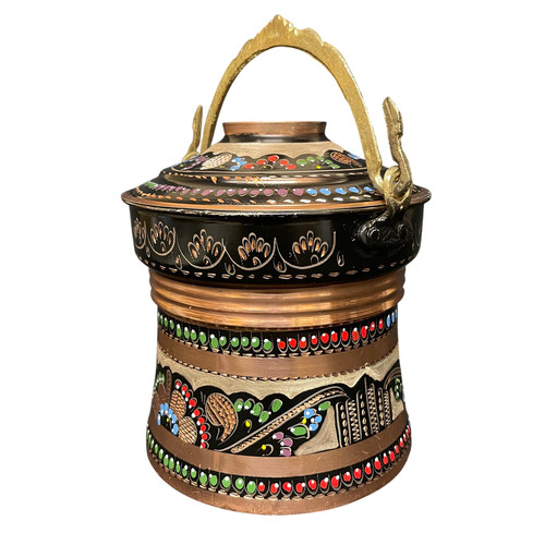 Handmade ottoman copper bucket - handmade,