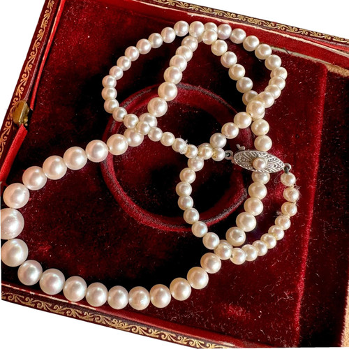 Art deco akoya - pearl, necklace