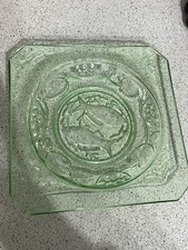 ART DECO 1930's BAGLEY GREEN