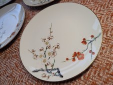 6 Dishes Plates R.C. Japan Sakura Deco Fine China CB