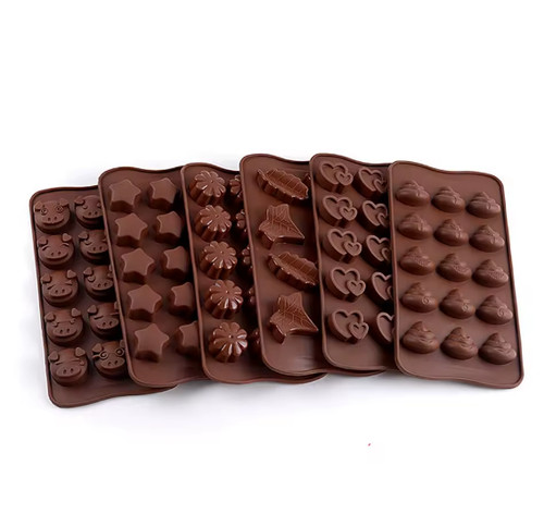 Silicone cake chocolate moulds - silicone,
