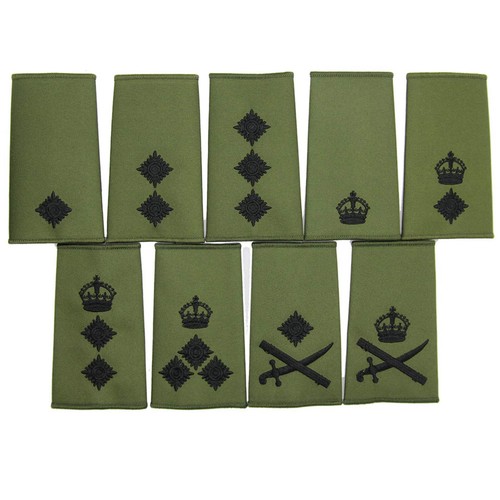 British army olive officers - british,