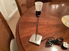 Table lamp chome finish