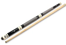 BLACK REDUCER 4 PIECE HARDWOOD ADJUSTABLE POOL / SNOOKER CUE
