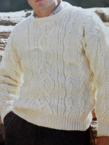 Classic aran sweater - sweater, 32-44"