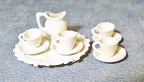 Dolls house tea set - dolls,