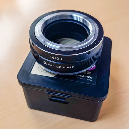 M42 lens mount adapter - lens, k&f