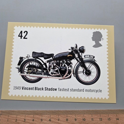 Vintage postcard motorcycles - vintage,