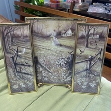 Vintage 3 piece wall art