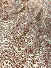 BEDECK lined  100% Cotton Drapes /Curtains 88" W x 90" L