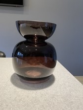 vintage Brown Smoked Glass