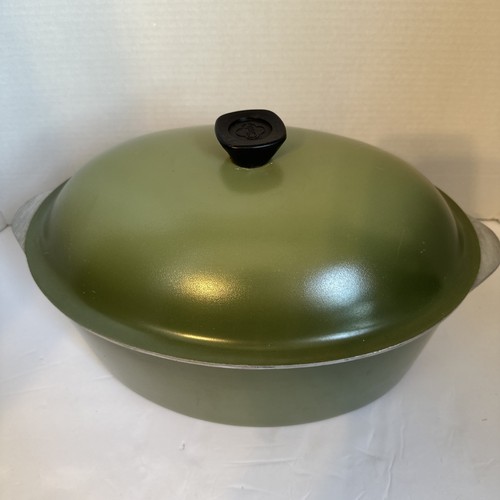 Club aluminum oval roaster - oval,