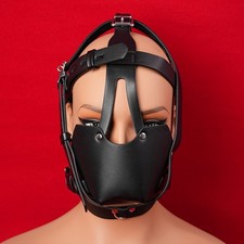 Faux Leather Headgear Head