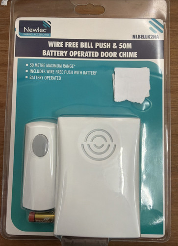 Newlec wire free bell - push, &
