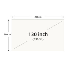 Projector Screen White Grid Anti-Light 16:9 Projection Screen 60 72 84 100 120 1