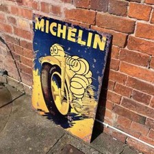 Michelin Motorcycle Tyres Metal  Wall Sign