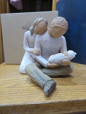 Willow Tree New Life, Sculpted Figure Gift Hand-Painted Mother Father and Baby 