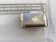 Sterling Silver hallmarked small hairbrush