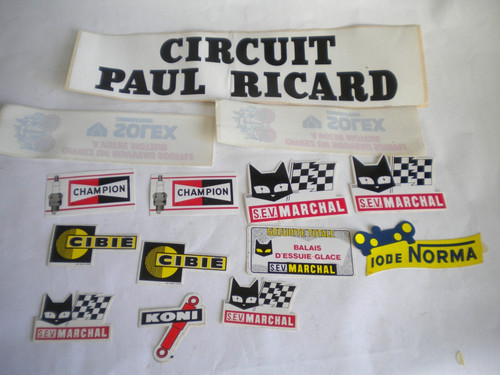 Vintage french car - , stickers