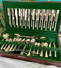 Solid Bronze Cutlery Set and Canteen for 6 People By Merchantmen