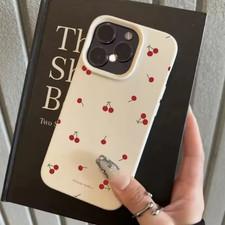 Cute Cherry Lychee Pattern TPU