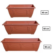 Plastic Rectangular Plant Pots