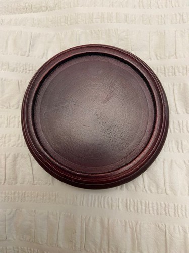 Vintage chinese rosewood round - rosewood,