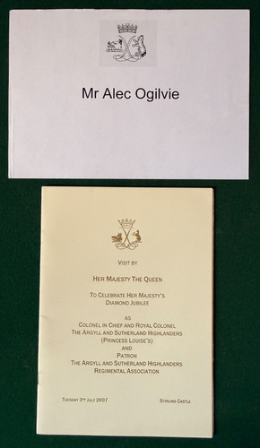 Antique royal menu programme - antique,