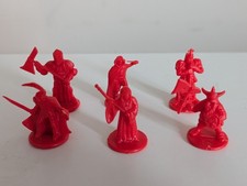 1992 Dungeons & Dragons Quest Game - 6 Plastic Miniatures Replacements