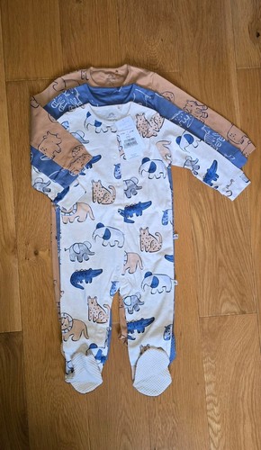 Animal print sleepsuits - animal,