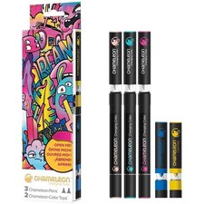Chameleon Color Tone Alcohol Marker Pen Set 5pc Introductory Blending Kit