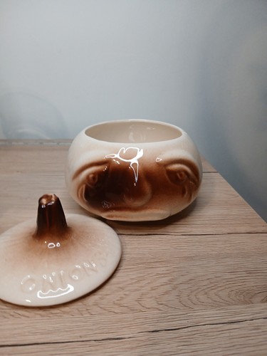 Vintage ceramic onion pot - vintage,