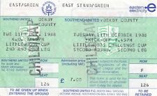 Ticket - Southend United v Derby County 11.10.88 League Cup