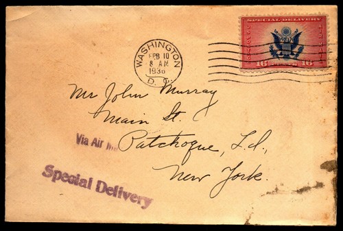 1936 air mail special delivery - mail,