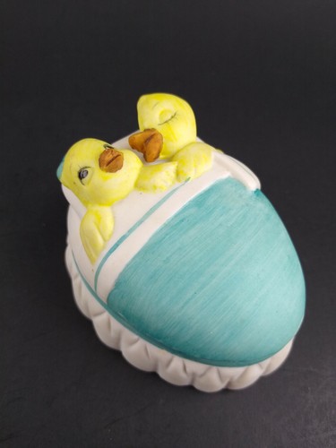 Ceramic egg trinket - trinket, easter
